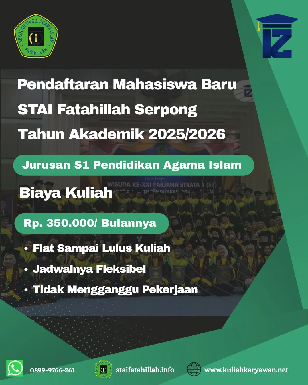 Pendaftaran Mahasiswa Baru STAI Fatahillah Serpong Semester Genap Tahun Akademik 2025/2026